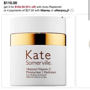 Kate Somerville +Retinol Vitamin C Moisturizer